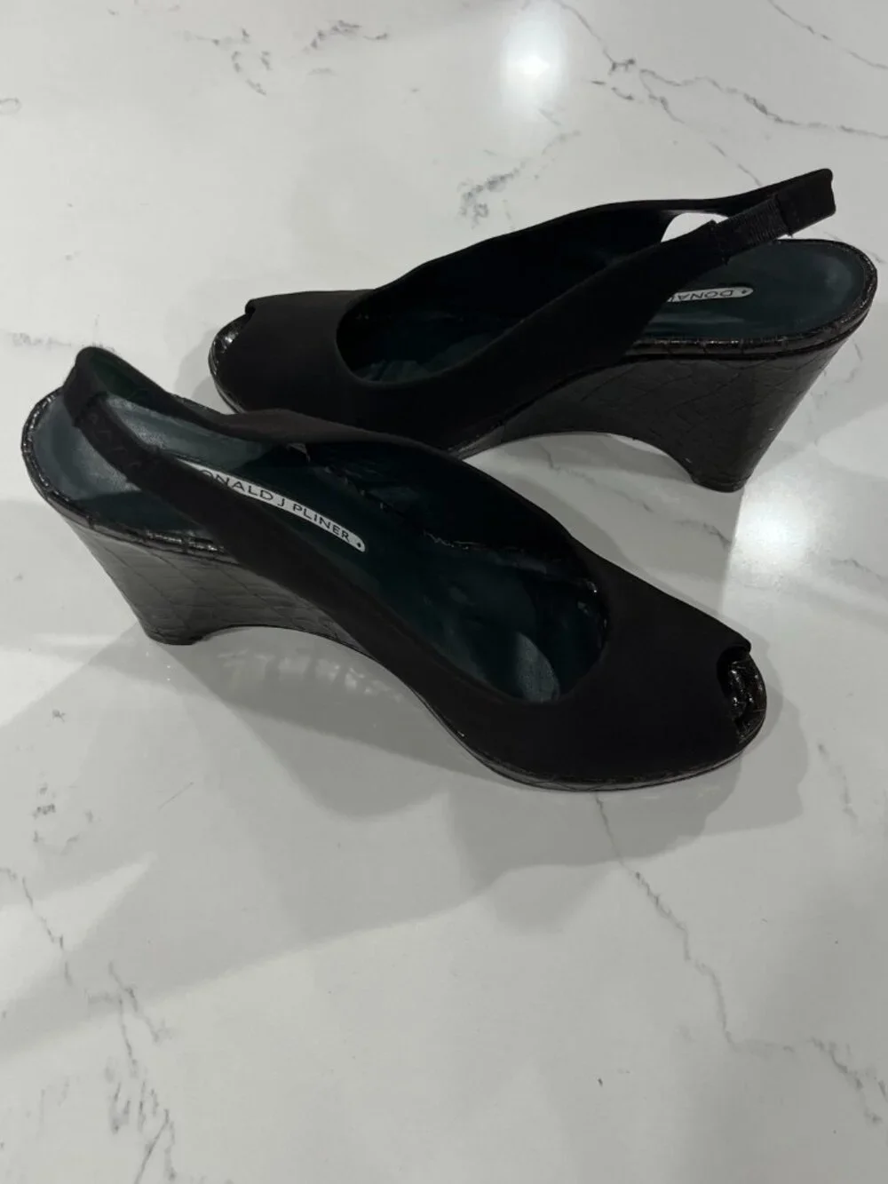 Donald J Pliner Brown WedgesSize 8 1/2